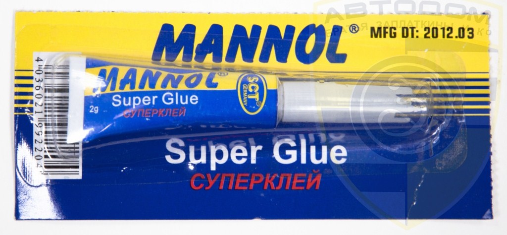 Суперклей Super glue 3мл MANNOL (992204) 9922